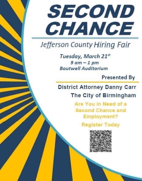 Please spread the word. People with criminal histories this is your chance to change the trajectory of your life. Please consider taking advantage of this opportunity