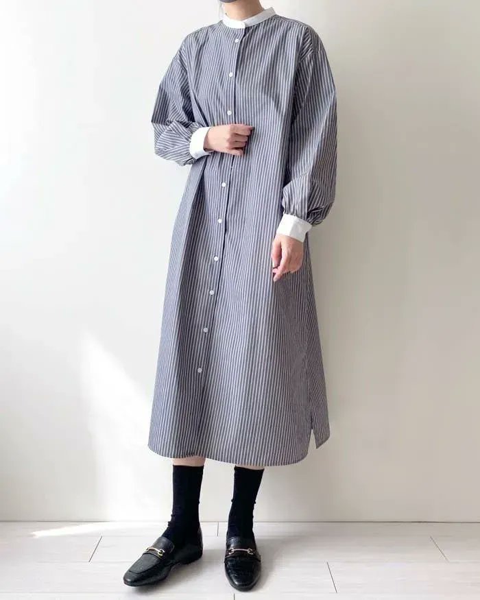 「【GU】さっと羽織るだけでオシャレ!ゆったり可愛い「シャツワンピ」2990円→1」|BuzzFeed Japanのイラスト