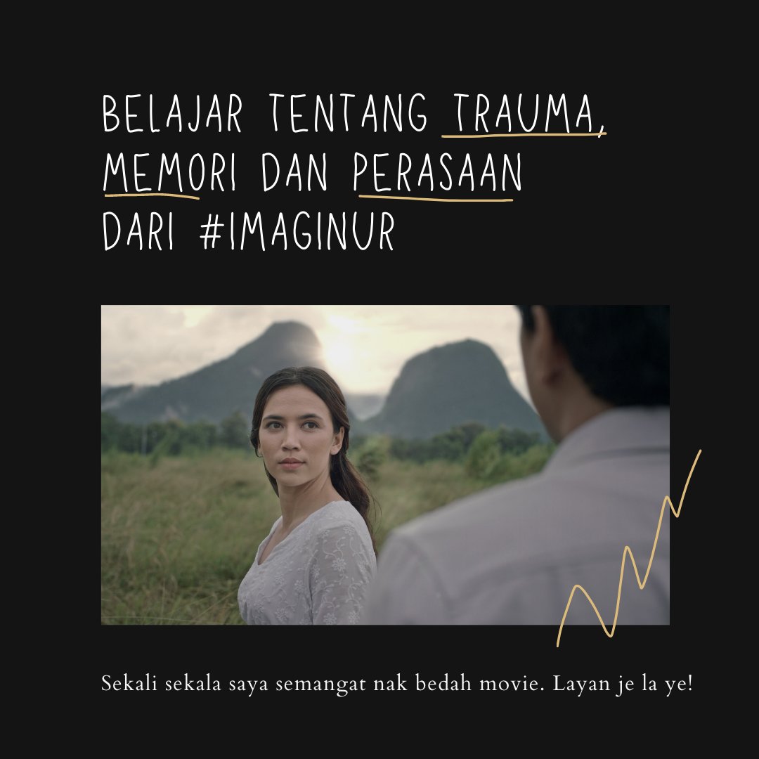 Dah 4 hari peram dalam Canva tak sempat nak habiskan konten ni. Ni pun tak habis lagi. Tapi tunggu habis sampai bila pun tak up.

Tentang trauma, memori dan perasaan dari #Imaginur. 

Thread: