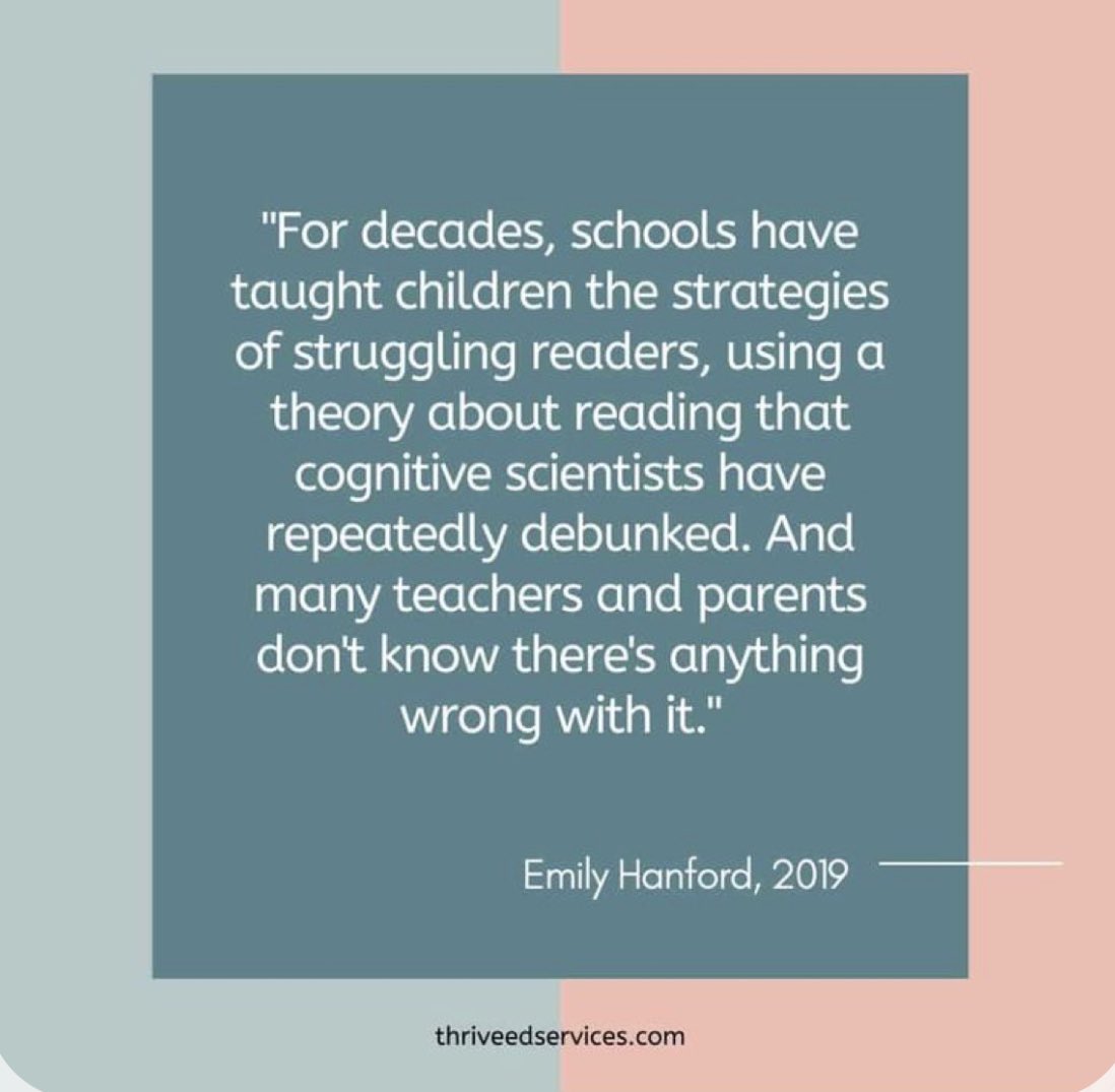 I was one of those struggling readers. I was diagnosed dyslexic in college. I have learned, researched, and grown over the years. I refuse to not teach to ALL of my students. It’s my job as their teacher and I will not let them down. #scienceofreading