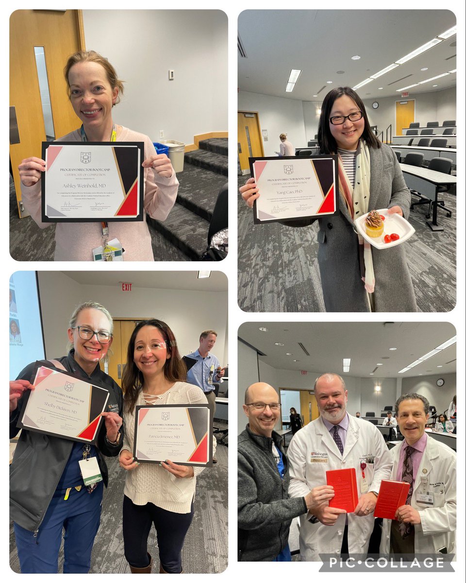 abbyWUim's tweet photo. 🎉🩺🥼🧁Tremendous gratitude to sponsors @ELAMProgram #IAP & @AagaardEva mentors @meklingensmith @SusanHingle & collaborator @dcoscomd for the journey to today’s @WUSTLmed @WashUAcadEd #PDBootcamp graduation! A labor of love & incredible experience! Congrats to our amazing PDs! https://t.co/9MBjCBxkys