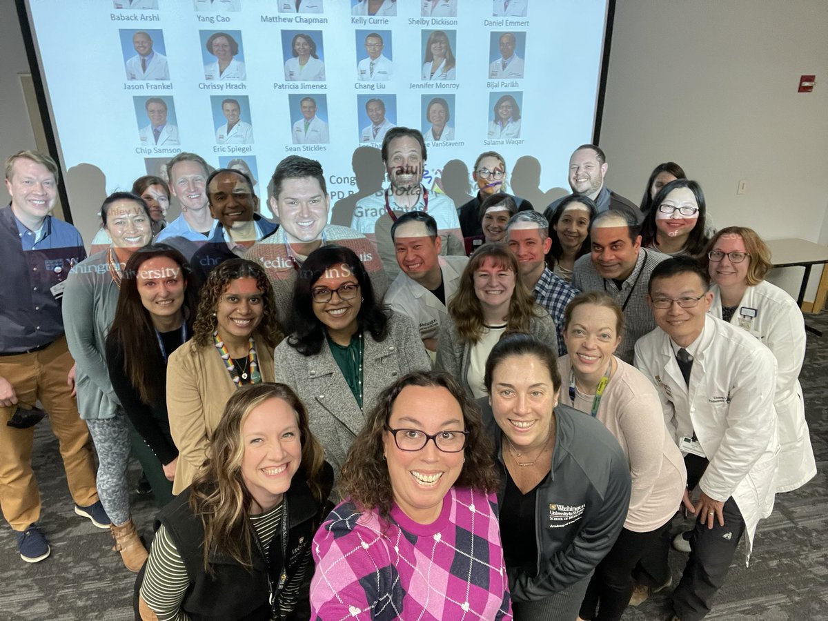 abbyWUim's tweet photo. 🎉🩺🥼🧁Tremendous gratitude to sponsors @ELAMProgram #IAP & @AagaardEva mentors @meklingensmith @SusanHingle & collaborator @dcoscomd for the journey to today’s @WUSTLmed @WashUAcadEd #PDBootcamp graduation! A labor of love & incredible experience! Congrats to our amazing PDs! https://t.co/9MBjCBxkys