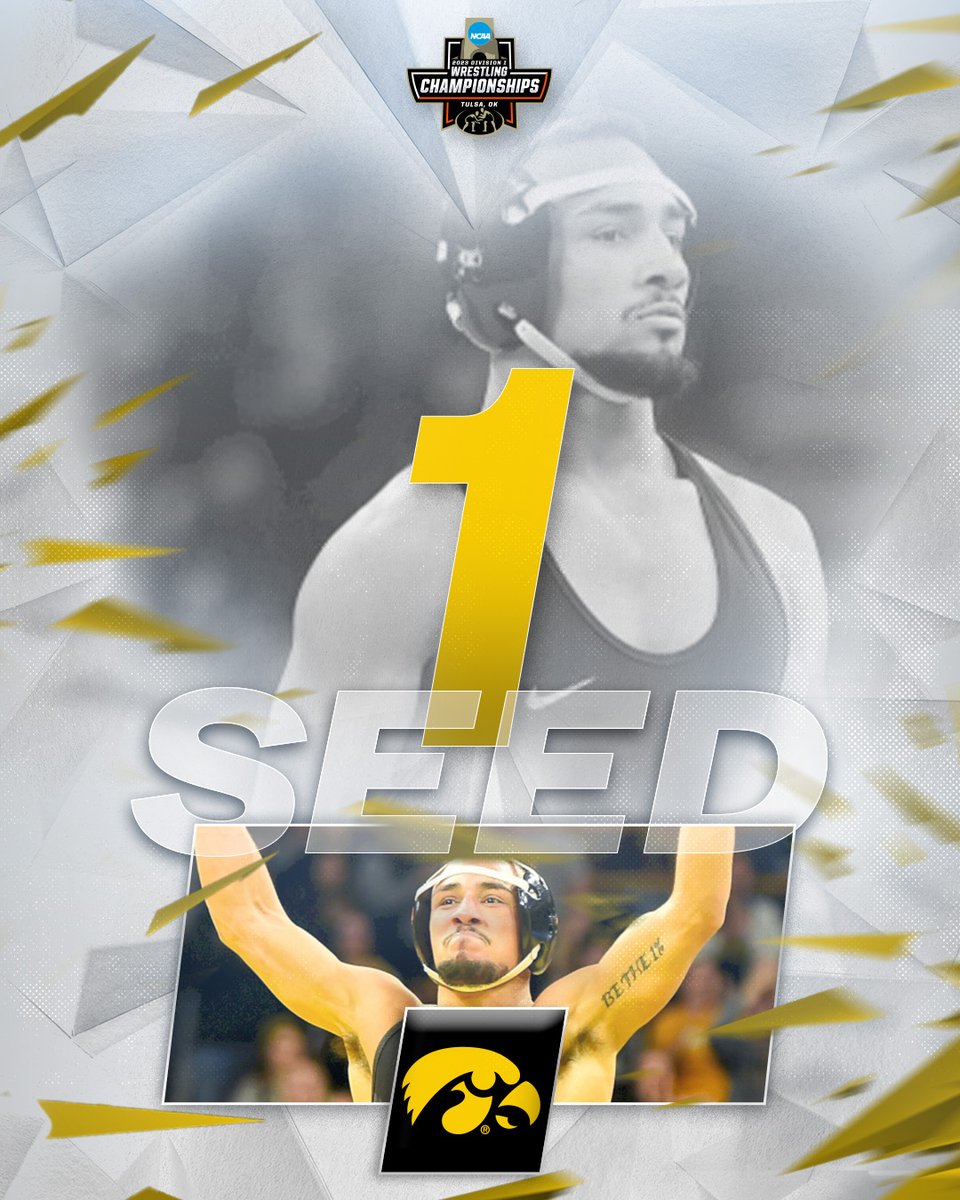 🚨 141 lb. 1⃣ Seed 🚨

Real Woods - <a href="/Hawks_Wrestling/">Iowa Hawkeye Wrestling</a>

#NCAAWrestling