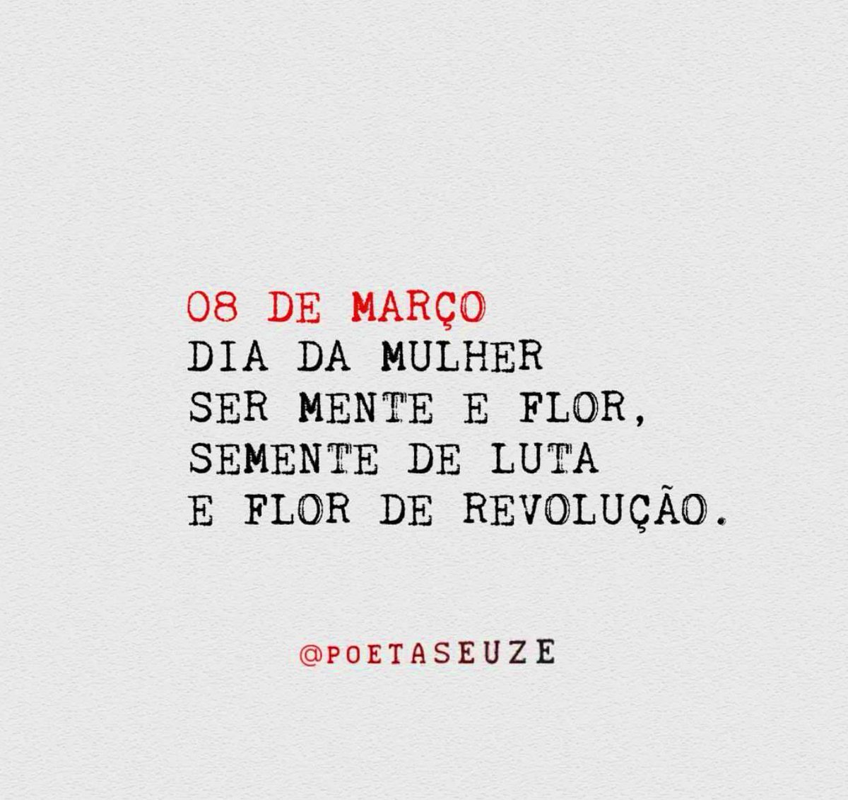 ✊🏼 ♀
Não poderia deixar de passar aqui no nosso 8M. Sigamos atentas e fortes, a nossa luta está bem longe de acabar! #8MarchWomensDay #DiaDaMulher #8M2023