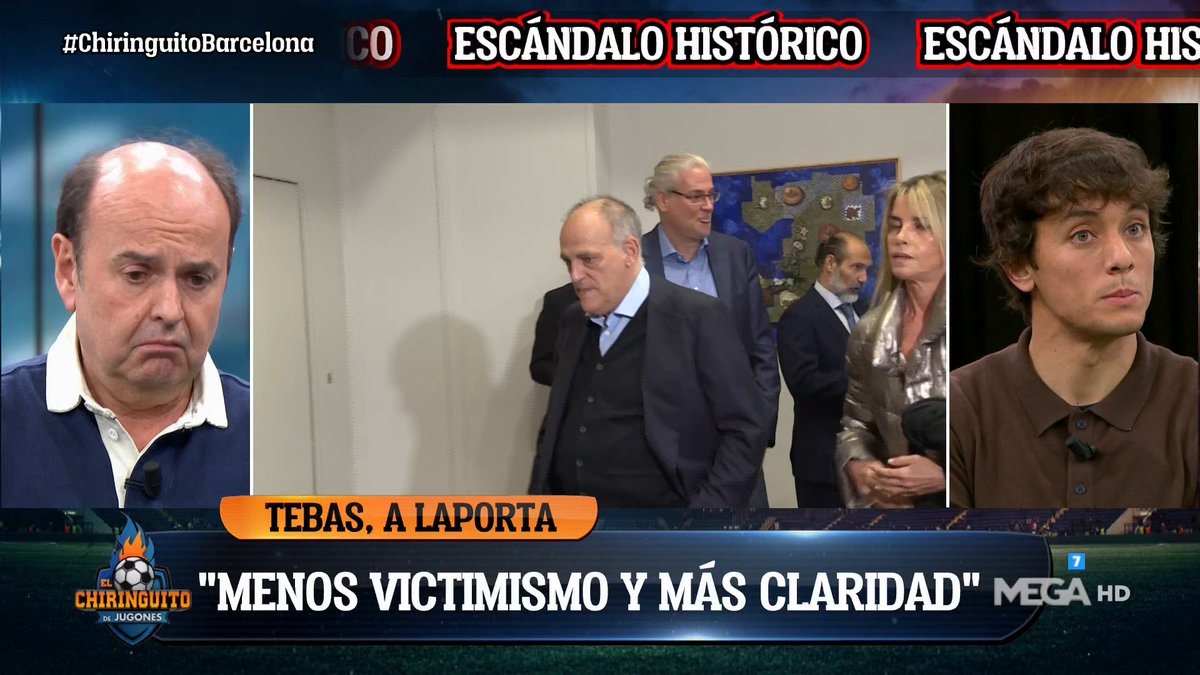 elchiringuitotv's tweet photo. ⚠️"Creo que hay más GENTE del GOBIERNO IMPLICADA"⚠️

Las dudas de @juanma_rguez con el 'caso Negreira'. #ChiringuitoBarcelona https://t.co/DMZv8CAA6E