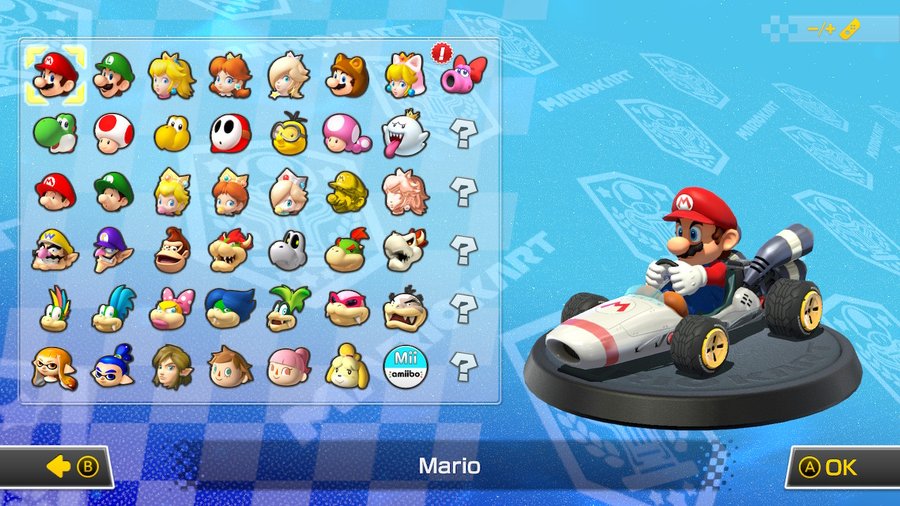 Mario Kart 8 Deluxe nuevos personajes
