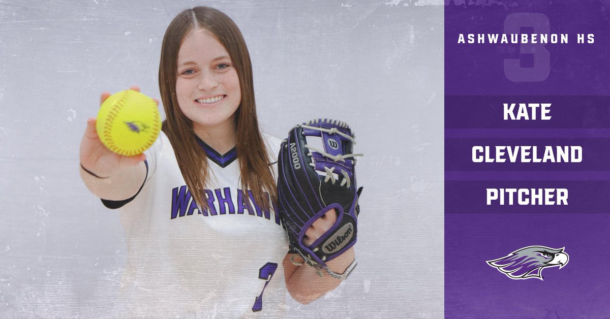 UWWSoftball's tweet photo. JUNIORS!!!!  👏👏  First up for this class is Kate Cleveland.  No wonder Kate is so good at hitting her spots ➡️ her dog, Lady, used to sit in the batter’s box while she pitched when she was younger. https://t.co/es7irN51Dk