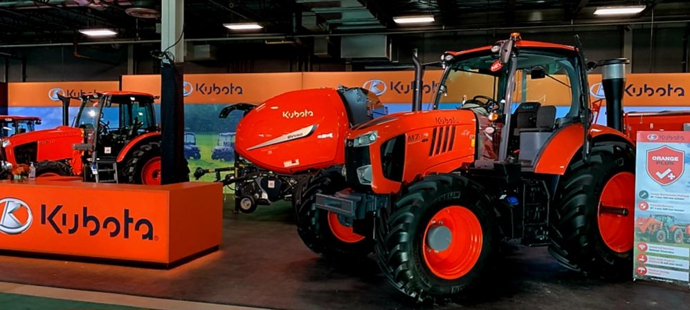 southpointequip's tweet photo. Day one of the 2023 London Farm Show is complete. Stop by the @KubotaCanadaLtd booth to view the Kubota lineup, including the new row crop planter. A high tech planter with a proven history. https://t.co/H9WO4DKKrC