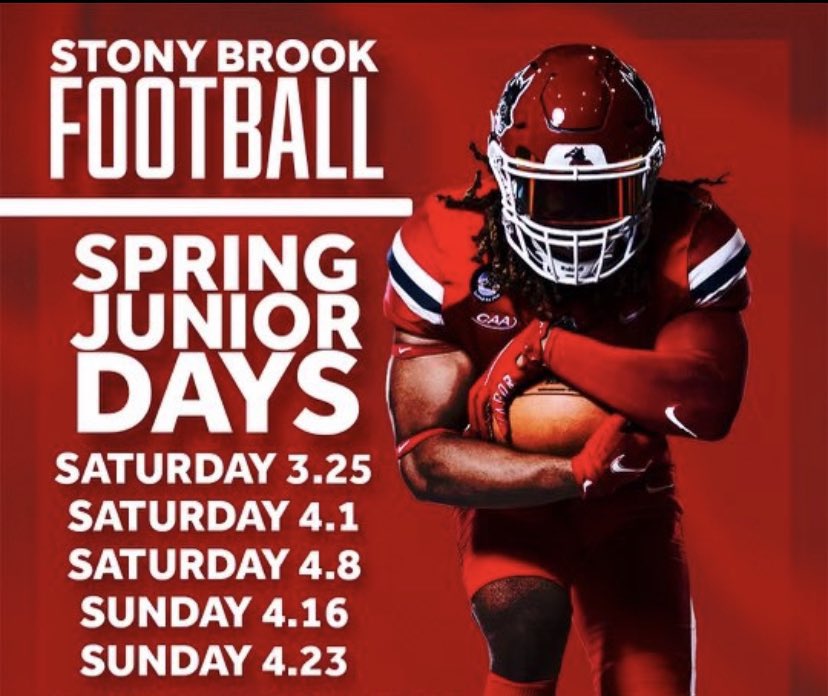 Thank you <a href="/FBCoachCollins/">Bryan Collins</a> for the Junior day invite!!! 

<a href="/StonyBrookFB/">Stony Brook Football</a> @Indiansfb
