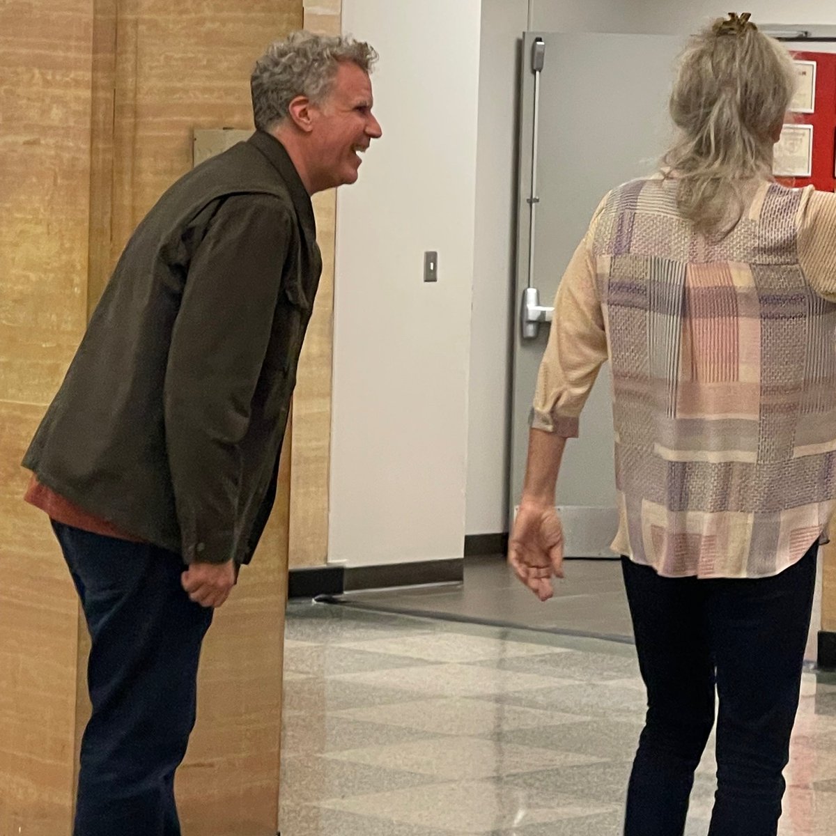 IowaCitySchools's tweet photo. It was a pleasure to have City High alum Harper Steele and close friend Will Ferrell visit City High today! https://t.co/P9rfKhjtH0