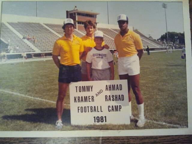 DavidSauter68's tweet photo. This was so much fun,  I caught a touchdown pass from Tommy Kramer https://t.co/j5vKQmHi2k