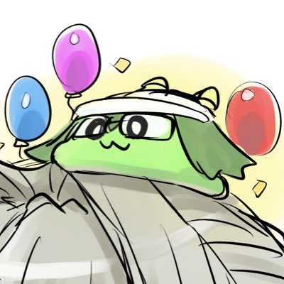 balloon no humans :3 slime (creature) solo general  illustration images