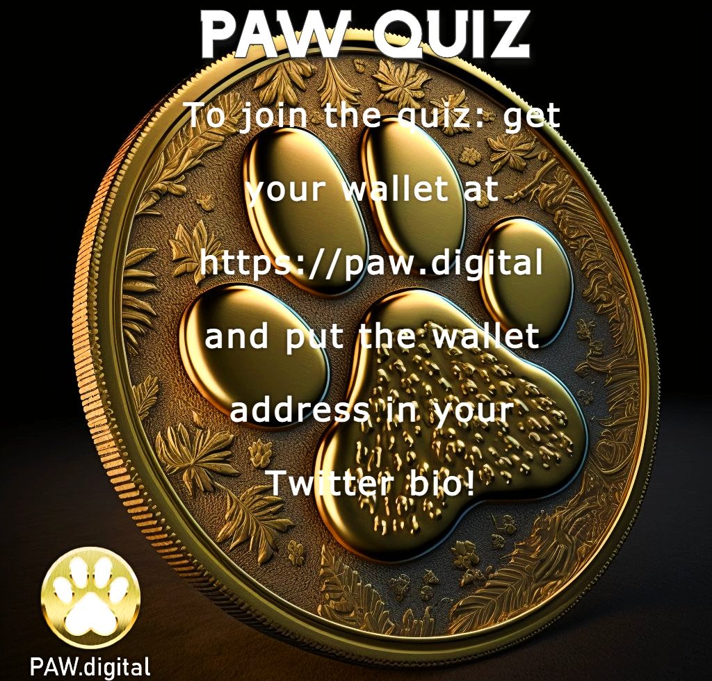 TreatsBot's tweet photo. 🐾PAW Quiz🧩

🐶🐱🐻🐵🐴🐘🐖🦔🦝🐔🐰

Claim yourself some PAW!

Question: Rabbits can see what's behind themselves without turning their heads. True or False?

⏳Ends in 24 hours
$paw #paw #crypto🐾🪐 https://t.co/g9InUwybdT