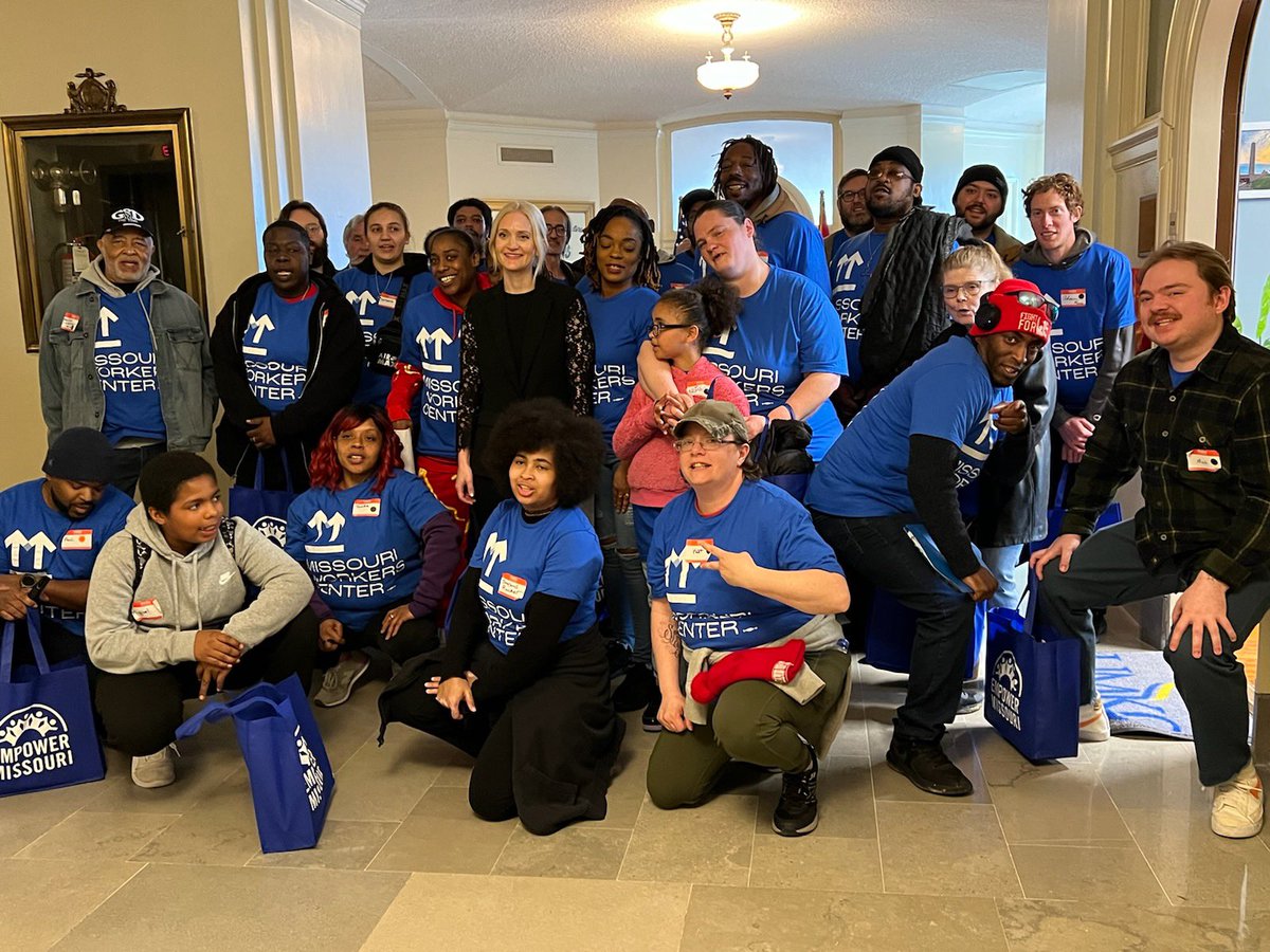moworkerscenter's tweet photo. Workers got to share their stories and thank @curtisdtrent and @LaurenArthurMO for their support of #SB347 to help push forward #mocleanslate https://t.co/pXWSc97Bmg