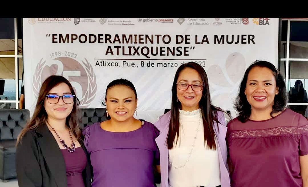 En el marco de la conmemoración del #DíaInternacionalDeLaMujer, en colaboración con el @TecAtlixco, se llevó a cabo el Foro Empoderamiento de la Mujer Atlixquense, con el firme objetivo de visibilizar la ardua lucha realizada por las mujeres que nos antecedieron.