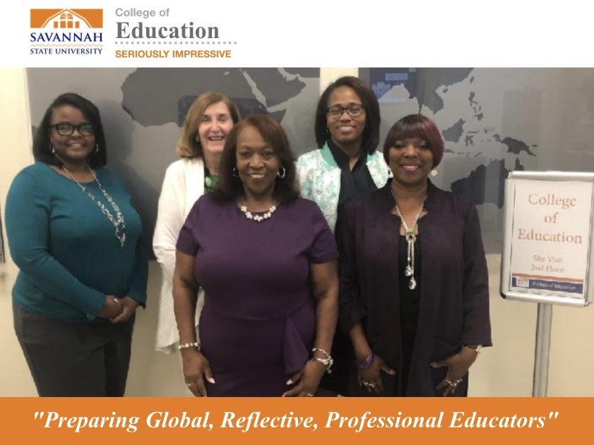 Today, students and faculty from the College of Education showed their support of International Women’s Day by wearing purple, green, and white! 🌎 Thank you to all of the amazing and hard-working women here at @savannahstate 🧡💙