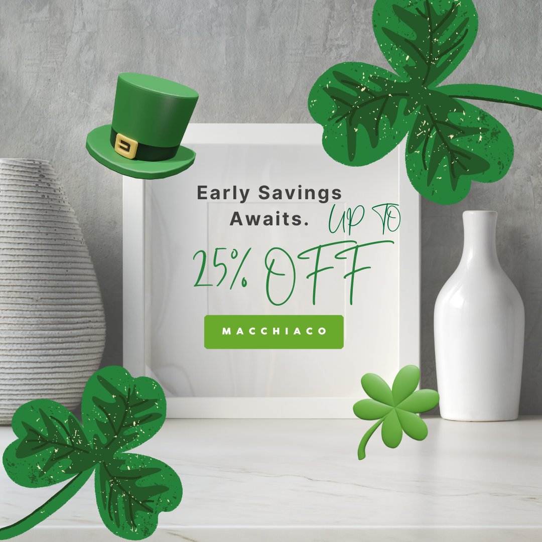 macchiacollc's tweet photo. Celebrate With Early Savings! https://t.co/QeyWBlZlHg