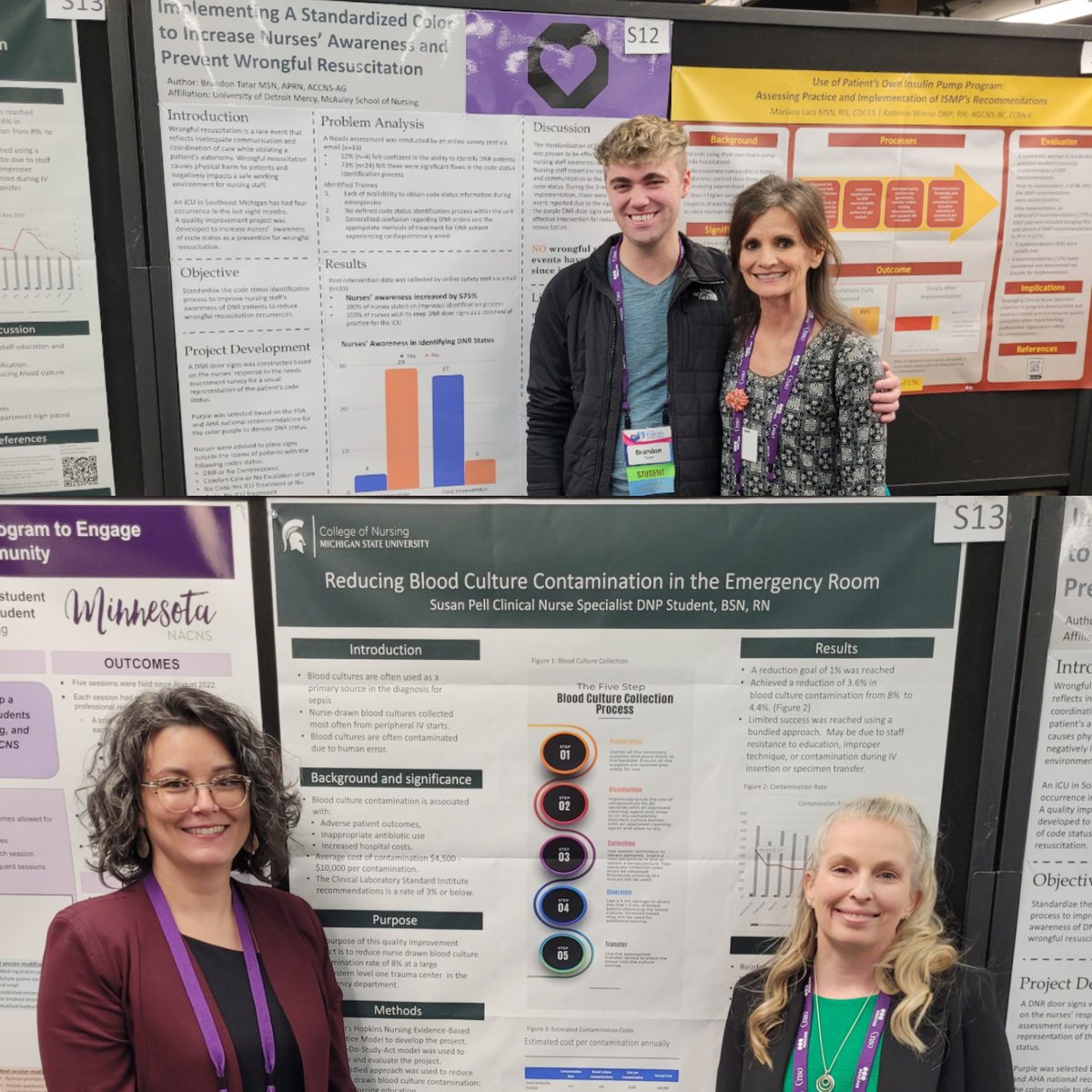 michigan_cns's tweet photo. With their faculty mentors!! @NACNS @jackieiseler @mitzisaunder @UDMercy @MichStNursing https://t.co/EjjKZvtg0H