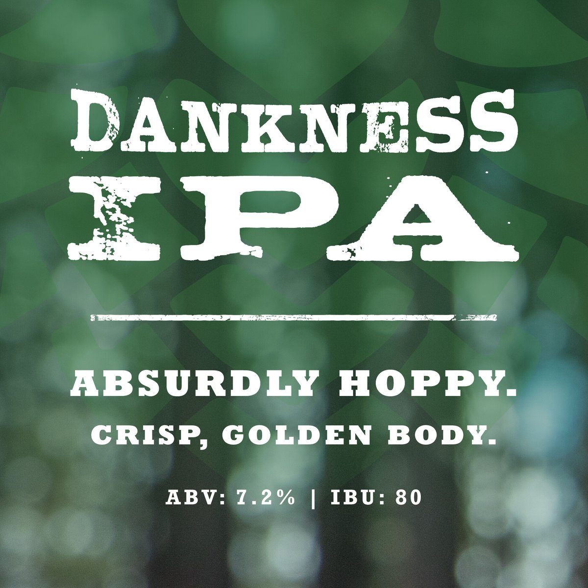 Absurdly Hoppy 💚 Delivering a powerful hoppy punch, @Dankness_IPA pairs an unapologetically heavy dose of piney and citrusy hops with a crisp, golden body. After fine tuning the recipe through experimental batches at our brewpub for more than a year, we’re proud to add this inno