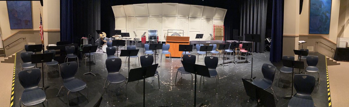 GabrielKGordon's tweet photo. The Syracuse Arts Academy Orchestra is all set up and ready to go for our performance - “Dance around the World”, including guest winds brass and percussion from Tim Whipples band at 7 pm. See it LIVEStreamed at the SAA YouTube channel! https://t.co/9fi3b7FWFJ