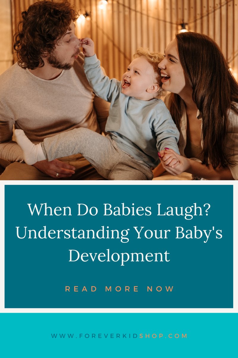 When Do Babies Laugh? It's a question that many parents ask.
foreverkidshop.com/when-do-babies…

#BabyDevelopment #BabyMilestones #BabyShop #BabysFirstLaugh #LaughingBabies #cuteBabies #ForeverKidShop #ParentingTips  #HappyBabies  #BabyLaughTherapy #SmilingBabies #FreeShiping #USA #KidStuff