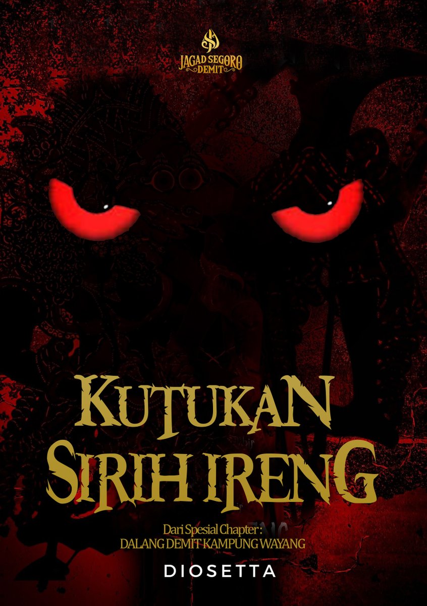 diosetta's tweet photo. KUTUKAN SIRIH IRENG
Dari spesial Chapter : Dalang Demit Kampung Wayang

Berhubung sedang ada kendala buat nulis, sebagai gantinya saya share cerita dari spesial chapter yang cuma ada di buku dan Karyakarsa dulu ya..
Sekaligus Nostalgia sama Buto Lireng
#bacahorror @bacahorror_id https://t.co/VllU3zDKDZ