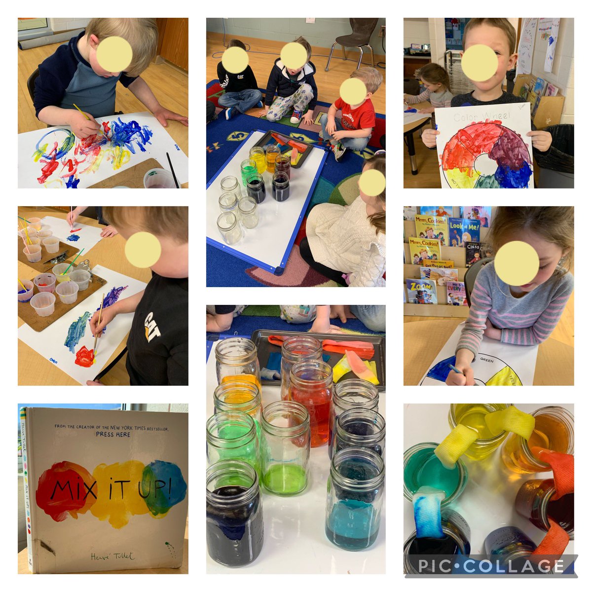 KMB colour investigation <a href="/StirlingPS/">Stirling PS</a> . Students mixed colours to make new colours, we did experiments to make new colours and we painted with all the colours ! So much fun #explore #investigate #inquire #experiment #learn #kindergartenfun