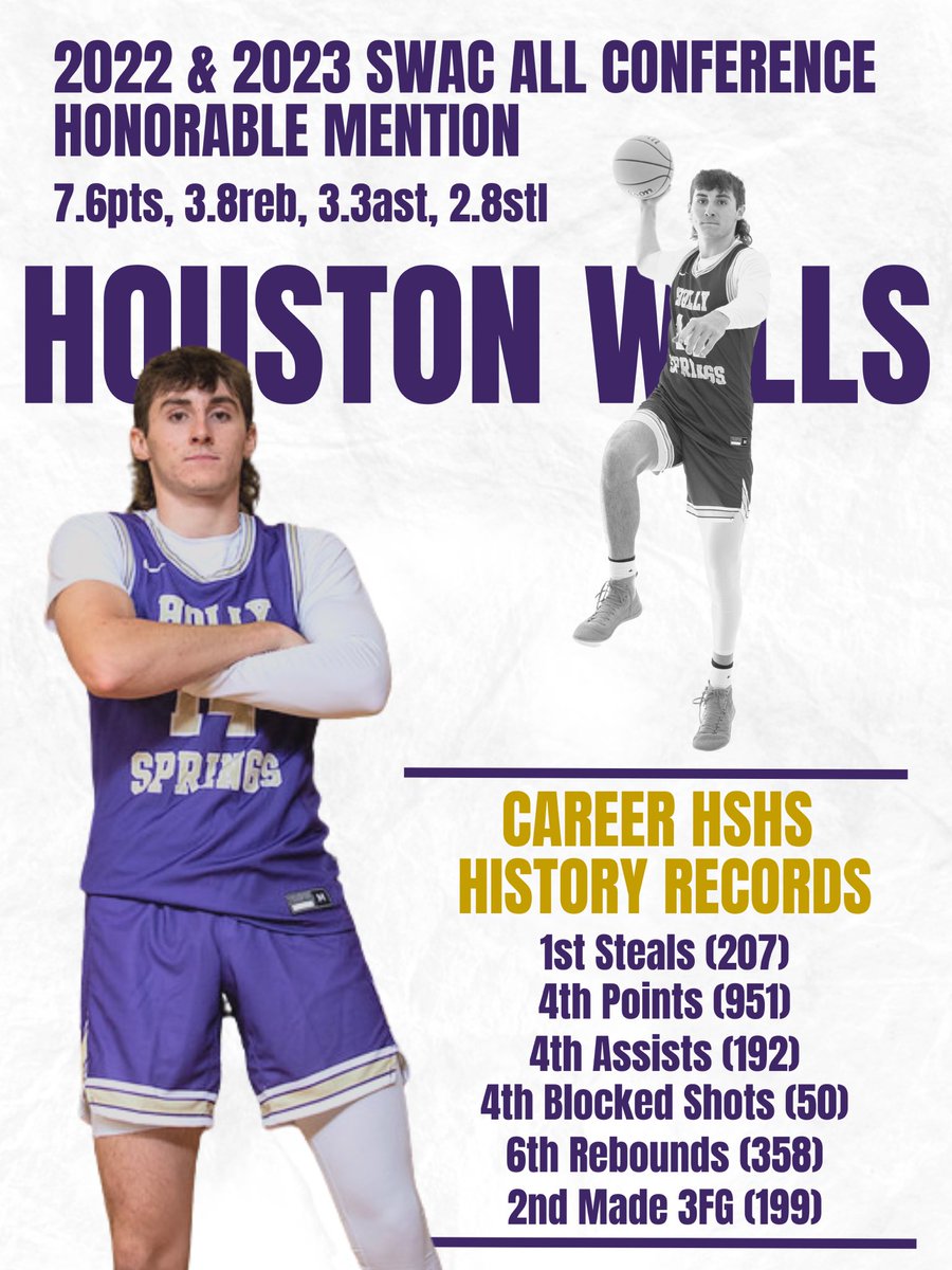 Houston Wills has done so much that impacts winning throughout his high school career, which you can see by how he has his name all over the school record books!