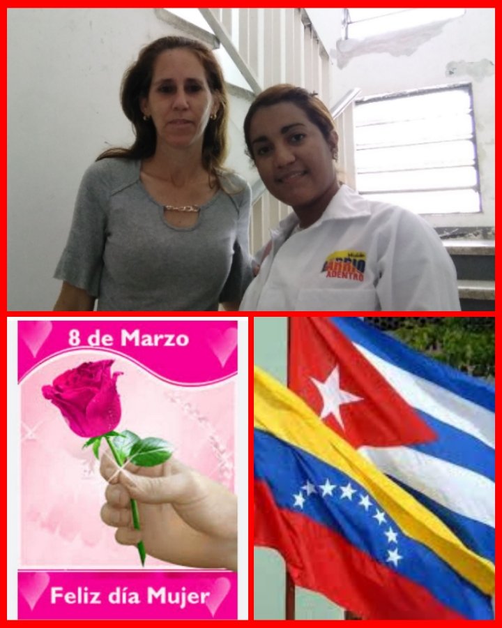Decir mujer, es decir amor, patria, solidaridad y humanismo.
#MujeresEnRevolución #CubaPorLaVida <a href="/cubacooperaven/">Brigada Médica Cubana en Venezuela</a> <a href="/MINSAPCuba/">Ministerio de Salud Pública de Cuba</a>
<a href="/japortalmiranda/">José Angel Portal Miranda</a> <a href="/TaniaMCruzHdez/">Dra.Tania Margarita Cruz Hernández</a> <a href="/DcMedica/">Misión Médica Cubana en el Distrito Capital</a> <a href="/ErickMendezRod3/">ErickMendezRod</a>
