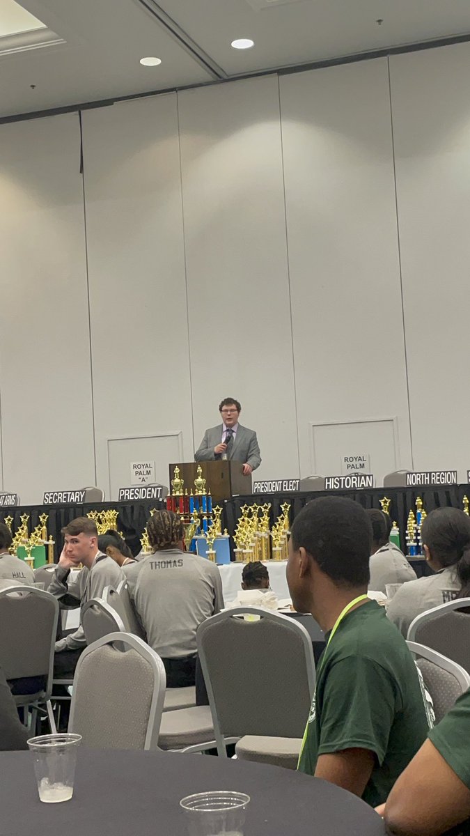 Not only did we get MORE hardware, we also have a REGIONAL STATE VICE PRESIDENT,and two of my students competed in a Public Information Officer 👮‍♀️ competition in front of 200+ people!! Soooo amazing and so proud! <a href="/TheCoyoteWay/">CypressCreek</a>