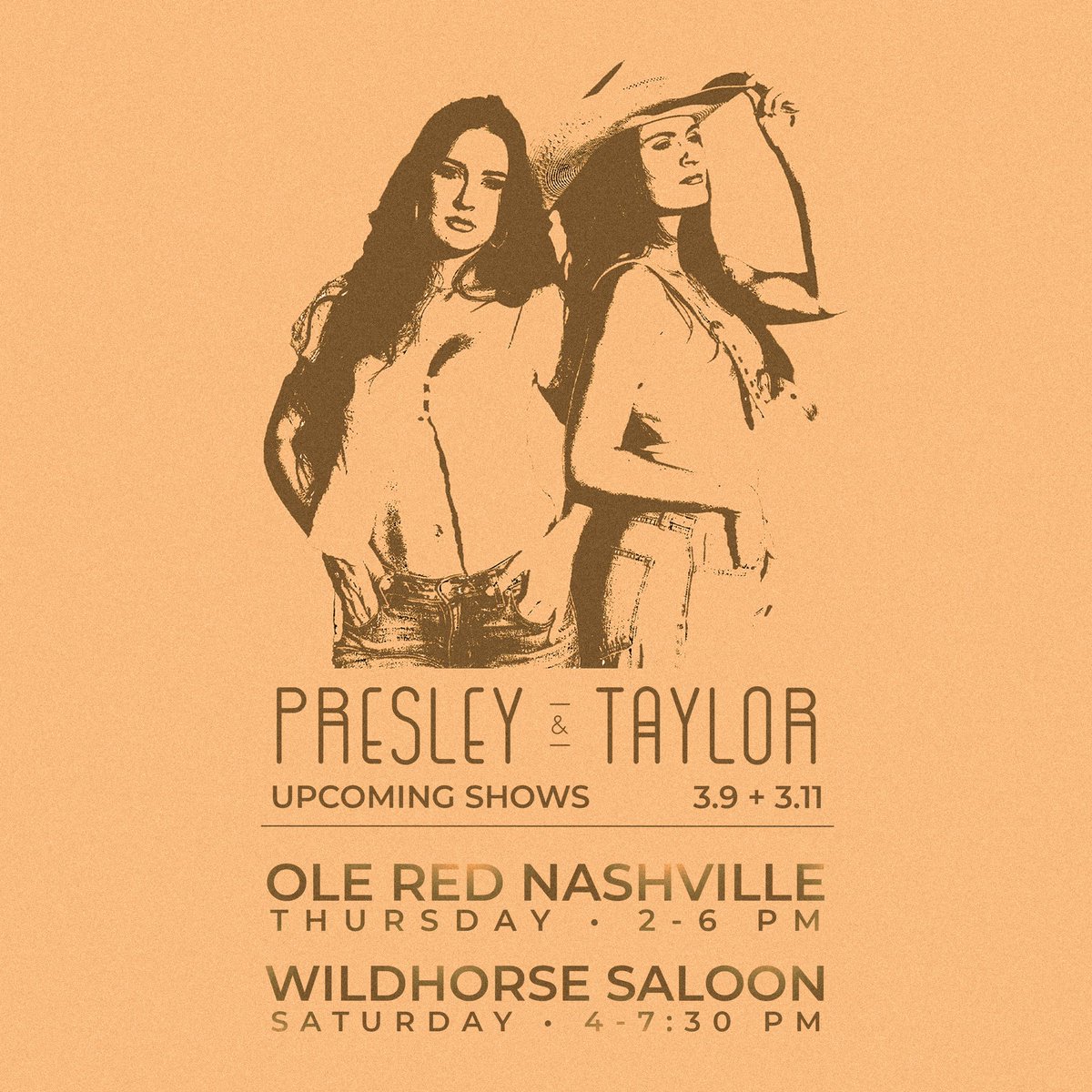 If you’re in Nashville this weekend come see us🥳 We’ll be at <a href="/OleRed/">Ole Red</a> on Thursday from 2-6pm and <a href="/wildhorseTN/">Wildhorse Saloon</a> on Saturday from 4-7:30pm ❤️‍🔥 #olered #wildhorsesaloon #nashvilletn