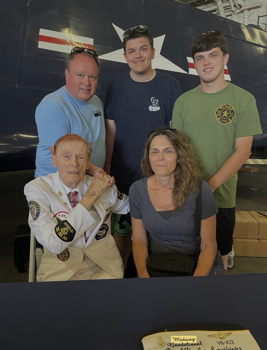 lexper40's tweet photo. My family had the honor of meeting Mr Holder on the USS Midway in the summer of 2021. Rest in Peace sir and Thank You for your service! @usnavy #pearlharbor #ussarizona #RIP #jackholder https://t.co/6jjhuy4KoX