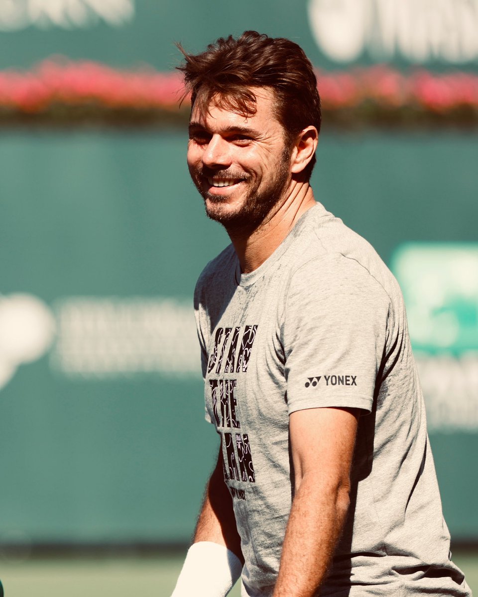 stanwawrinka's tweet image. My smile 😃 when I’m back playing @BNPPARIBASOPEN 🧸🎾🧩🙏🏻🧡
#firstround #letsgo #happy #smile #hardwork #trusttheprocess