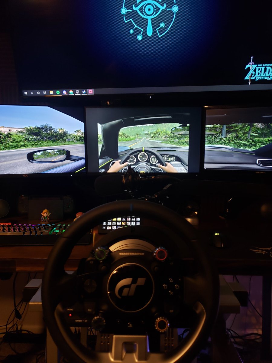 MCjaguarr's tweet photo. been dreaming, planning, working hard, and saving for this setup for years! and it's finally a reality!

PC - 4080 + i9-13900k
Wheel - Thrustmaster GT-II
Pedals - Thrustmaster T3PA
Shifter - Thrustmaster TH8A
Frame - GTR
Chair - seat from RSEAT RS1

https://t.co/PQ1WgmW0R6 https://t.co/ECDqwoxRFr