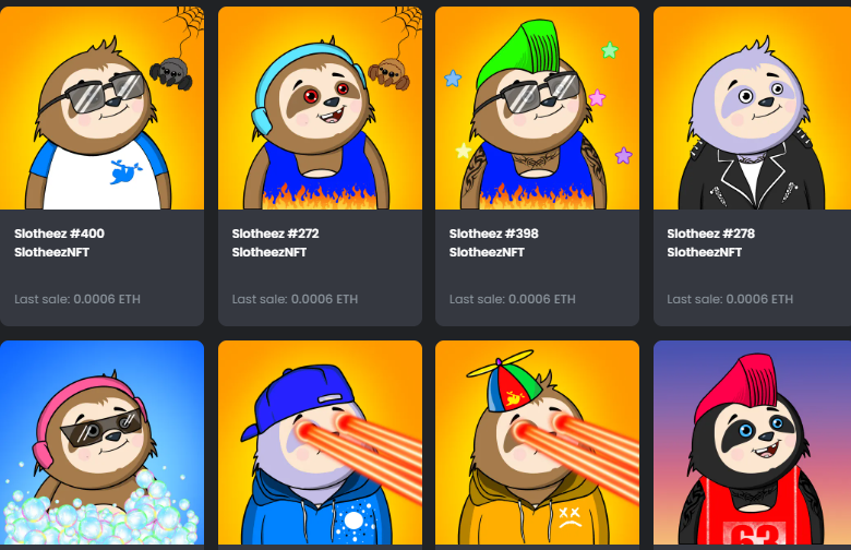 slotheezNFT's tweet photo. Had some peeps sweep our OG Slotheez floor...
So we thought we'd join in & grabbed a couple for ourselves to (for future giveaways of course).
Having an OG Slotheez will have huge meaning in the future!
#SlotheezNFT #Slothfam #Sloth #Slotheez #Nft #NFTCommunity https://t.co/fpXnk0GI1K