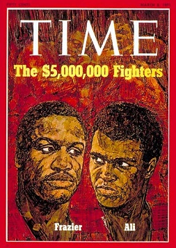 How big was the first Ali vs Frazier showdown #OnThisDay in 1971? This big: #Heavyweight #History #Boxing #AlivsFrazier #OTD #FightoftheCentury #JoeFrazier #MuhammadAli #Legends