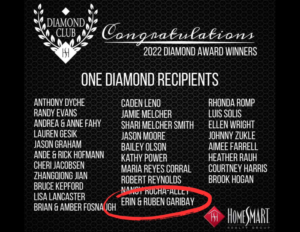 💎 Diamond Club 💎 

🤝🏾 We would like to extend the sincerest of thanks to all of our clients for the trust that you have placed in us. Your continued support has enabled us to provide extraordinary customer service and to strive for excellence. 
#oregonrealtor
#realestate