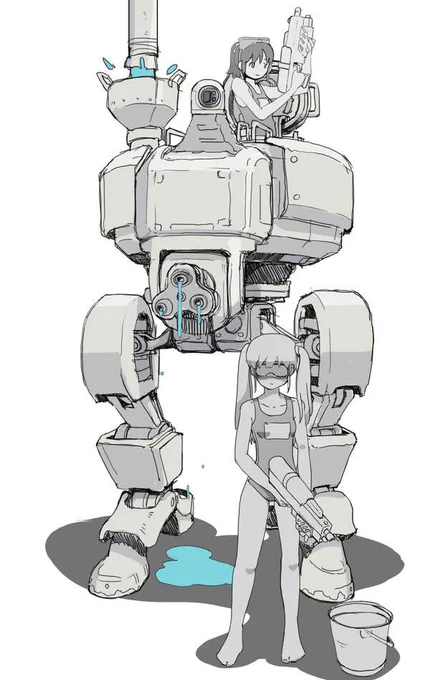 #作画カロリーの低い作品を上げようぜ 