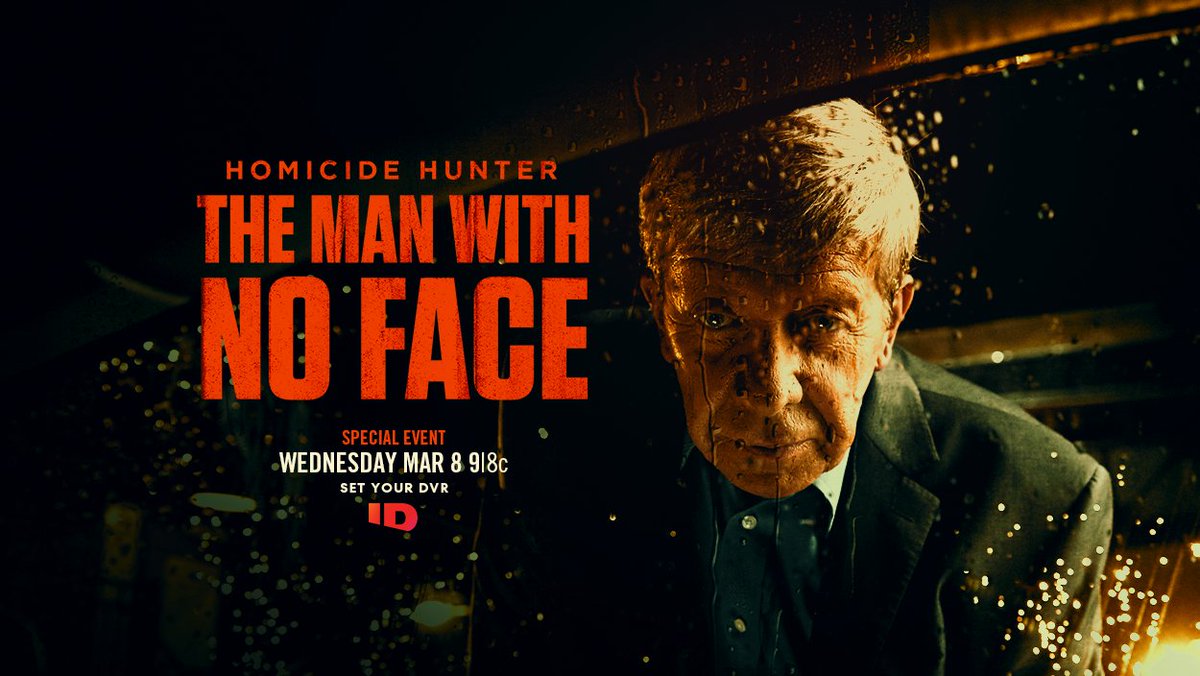 Tune into @discoveryid right now for new #HomicideHunter: The Man With No Face.