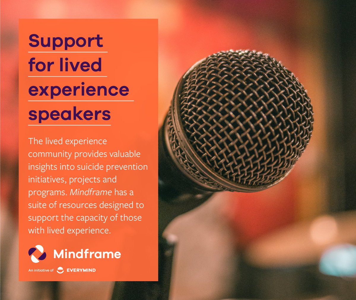 Mindframe is proud to support this week's @RosesInTheOcean #LESUMMIT23 Those taking in part are reminded that a suite of free resources designed to support lived experience speakers in various setting, including media interviews, is available. Read more: bit.ly/40aIegb
