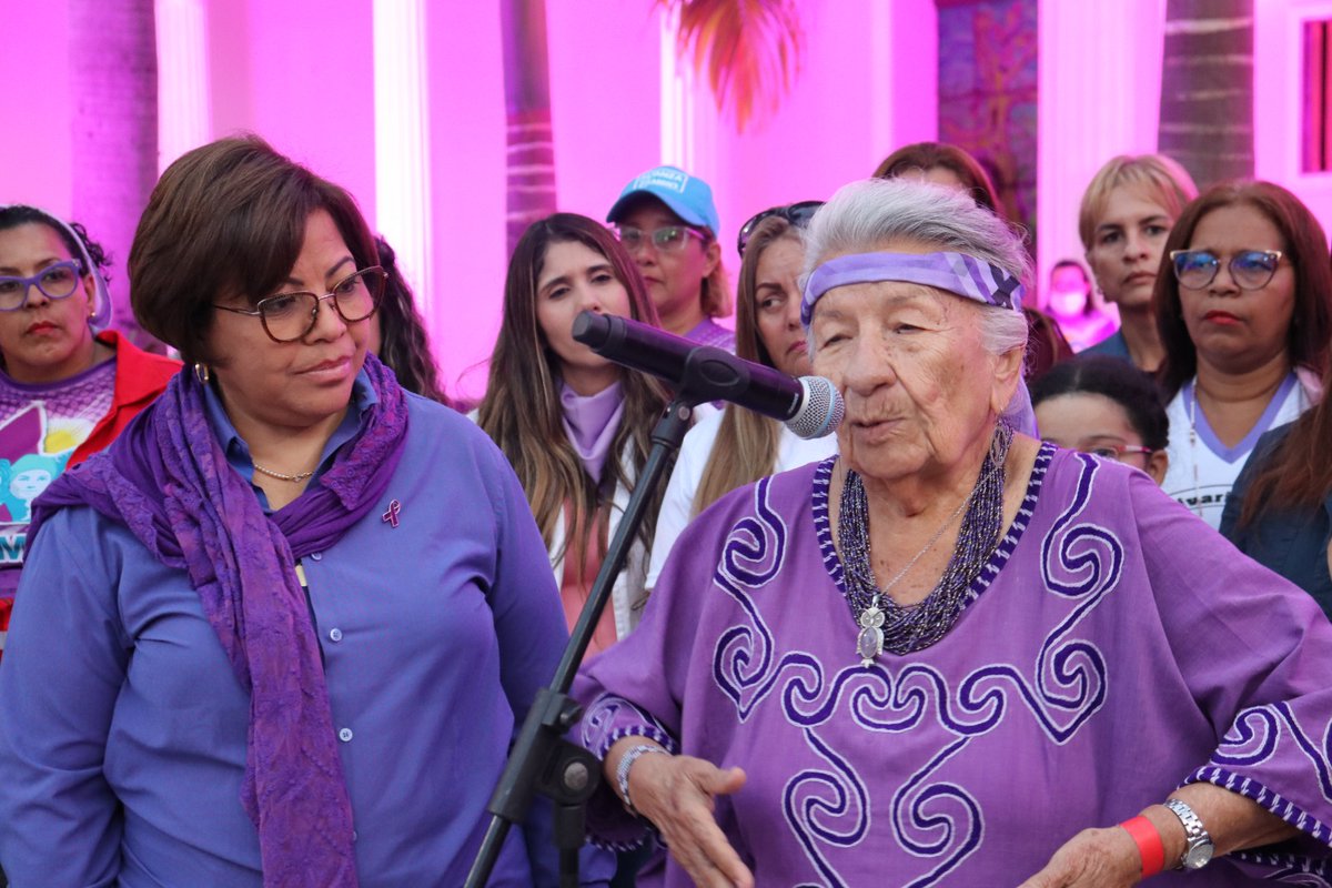 #8Mar || Día Internacional de la Mujer || Diputada indígena Noeli Pocaterra (PSUV/ Nacional) pidió reflexionar acerca de los avances alcanzados por los deberes y derechos de las mujeres en Venezuela.
