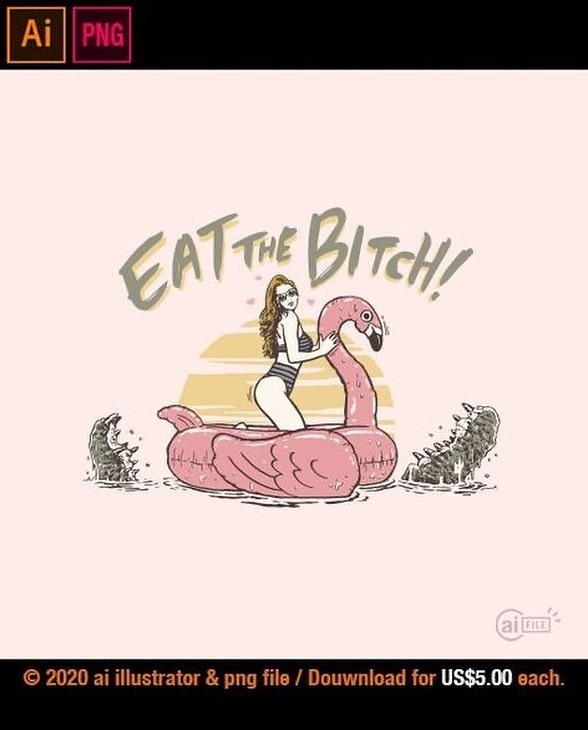 ai_file's tweet photo. Flamingo Float / Drawing
Designed by Carl C Collection
Product ID : 102-0059
Royalty Free
@ai.file
ใป
https://t.co/akqKQ2D3k2
ใป
ใป
#bikinigirlillustration #californiabeach #flamingofloat #eatthebitch
ใป
ใป
#ai_file #illustration #illustrator #artwork #art #logomark #creatiโฆ https://t.co/Afda9ixfjS