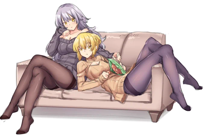 #作画カロリーの低い作品を上げようぜ"低カロリーのポテトチップス、少しくれよ""やだ" 