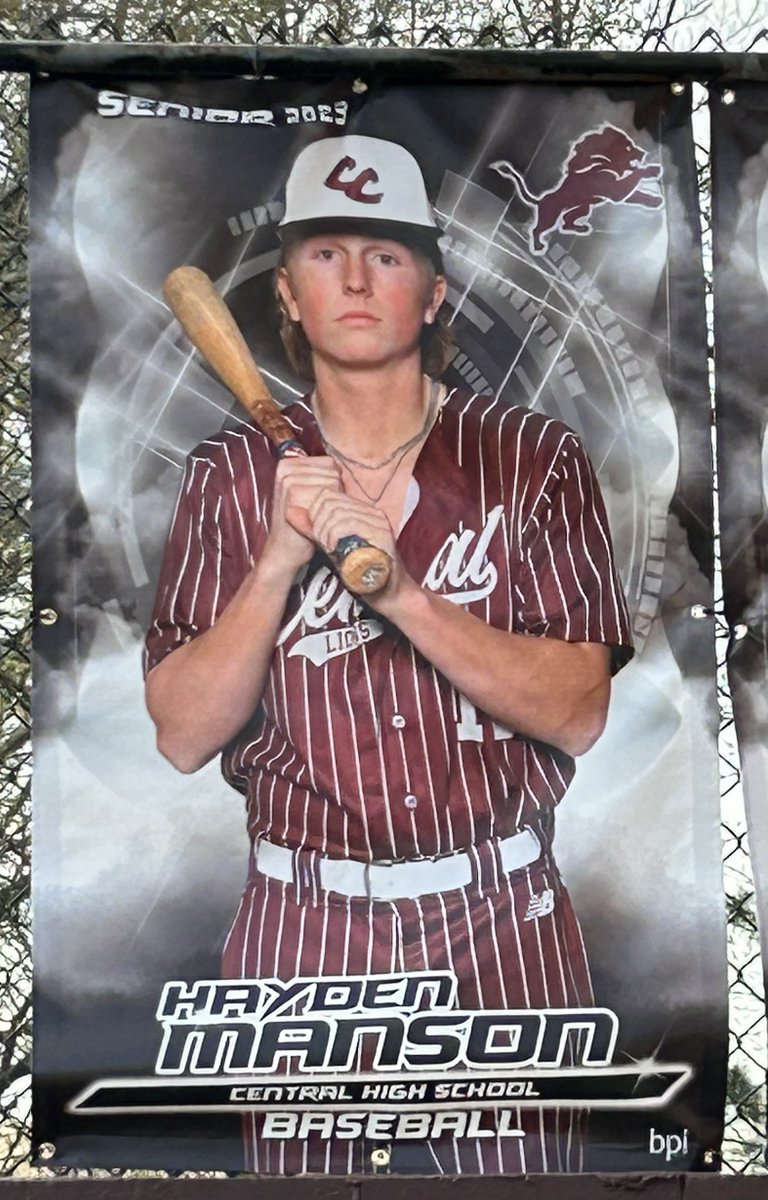 Senior banners up and representing! They look great! <a href="/LionSportsCHS/">Central Athletics</a> <a href="/Central_Lions/">Central High School</a> <a href="/CHSLionsBsball/">CHS Lions Baseball</a> <a href="/PG_Uncommitted/">PG_Uncommitted</a> <a href="/BUncommitted/">Baseball_Uncommitted</a> <a href="/UncommittedUsa/">UncommittedPlayersUSA</a> @PBR_Uncommitted <a href="/D1Uncommitted/">Anthony Edwards</a>
