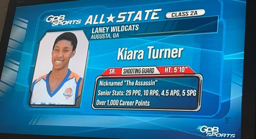 Congratulations <a href="/KiaraTurner1212/">Kiara Turner</a> being named a <a href="/GPBsports/">GPB Sports</a> All Star! ⭐️