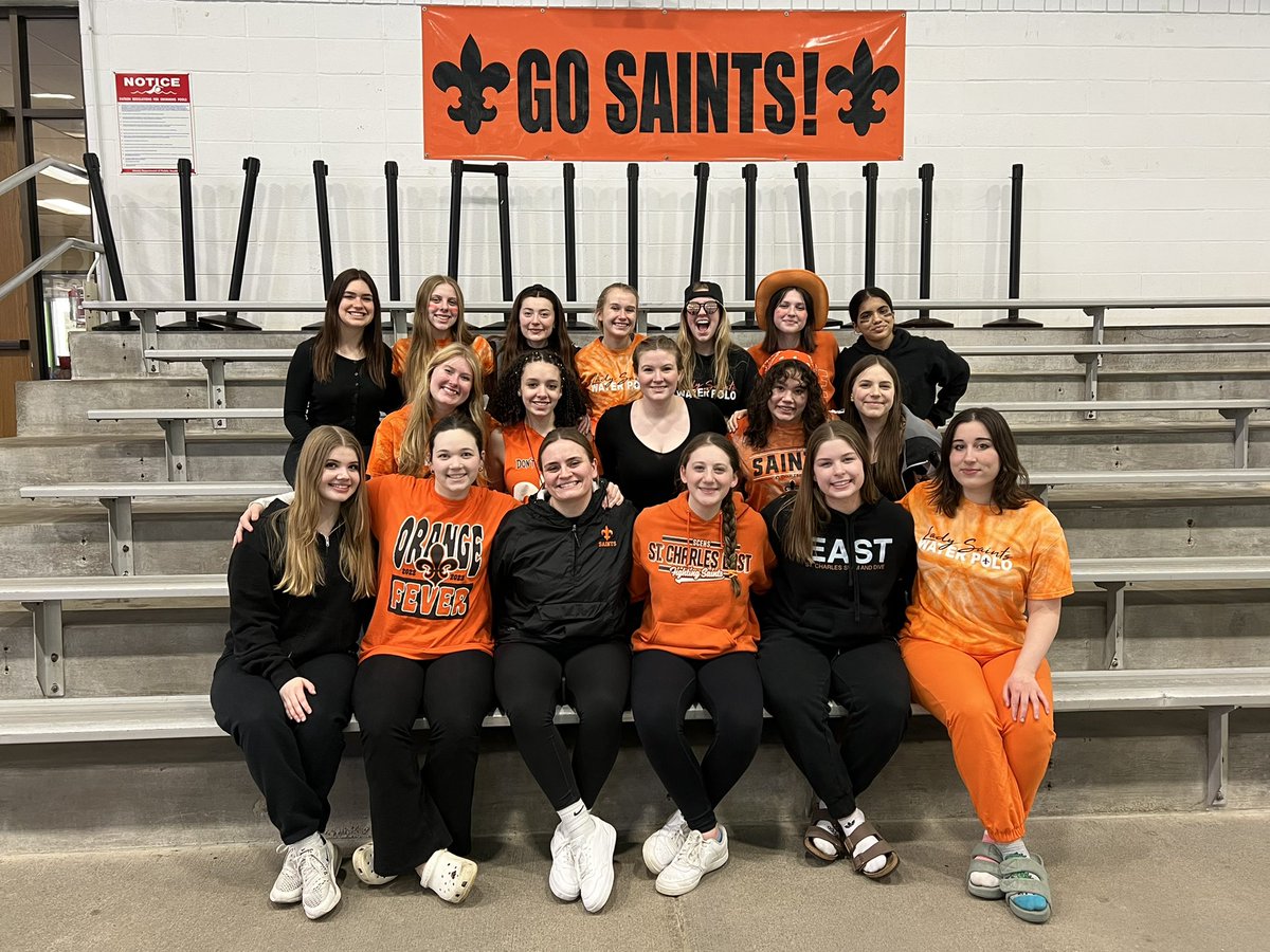 SaintsH2OPolo's tweet photo. So proud of these girls tonight! They showed strength, support, spirit, and strategy at their Orange and Black tonight! What a great way to spend this #InternationalWomansDay2023. We are looking forward to a great season! @ScienceSavickas https://t.co/fXG2vYcGym