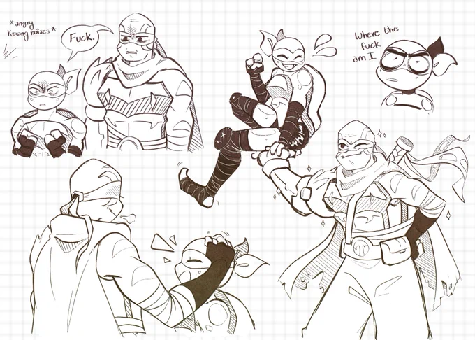 doodles for a fic I'm writing :))

#SaveRiseofTMNT #rottmnt 
