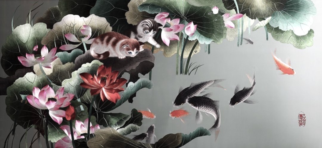 Interdiscourse_'s tweet image. The four famous embroideries in China - #Shuembroidery, originated from the folk in western Sichuan and has a history of more than 3000 years. The bright and beautiful colors and exquisite needlework of Shu form its own unique charm. #Chineseculture #ThisisChina #成都