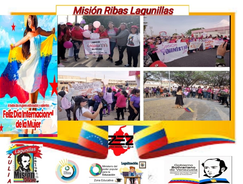 🙋🏻‍♀️👠Misión Ribas Lagunillas presente en la Caminata Estadal en Conmemoración al Día Internacional de la Mujer en Cabimas💋🚶🏻‍♀️ <a href="/prof_beatorres/">Beatriz Torres</a> <a href="/PoetaLaya/">Luis laya</a> <a href="/misionribaszul1/">Misión Ribas Zulia</a> <a href="/_LaAvanzadora/">Yelitze Santaella</a> @m_ribasnacional