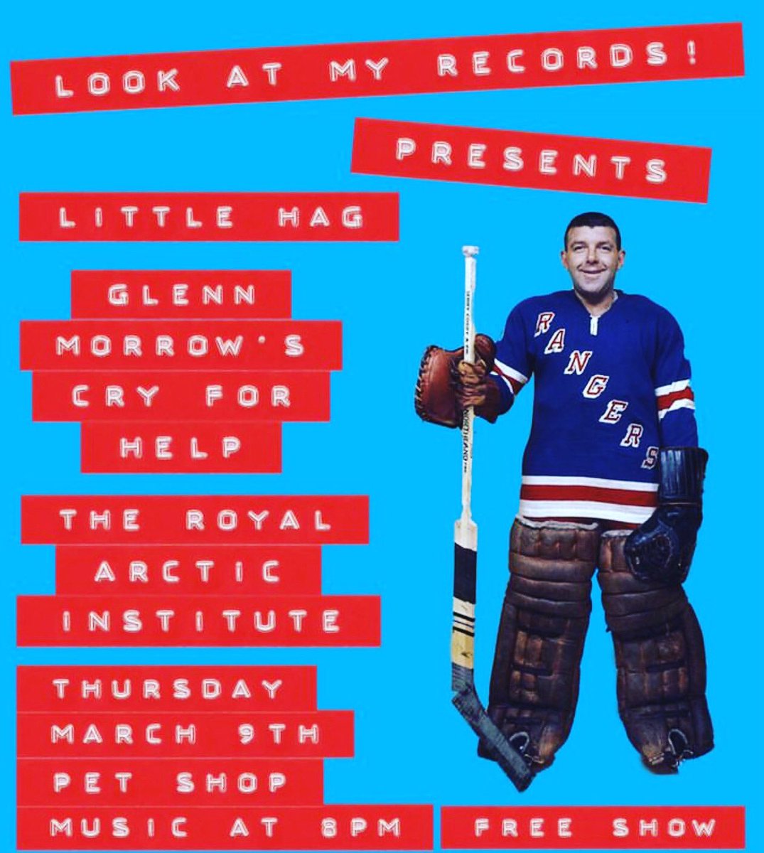 Thursday night 3/9
@royal_arctic 8Pm
<a href="/GMscryforhelp/">GlennMorrowsCry4Help</a> 9pm
<a href="/littlehag6/">Hagging</a> 10pm

This’ll be a really fun show. 
Where? The fabulous Pet Shop in Jersey City
NO COVER
PESENTED BY <a href="/lookatmyrecords/">Look At My Records</a> 
#jerseycity #petshopjc #gimmeindierock